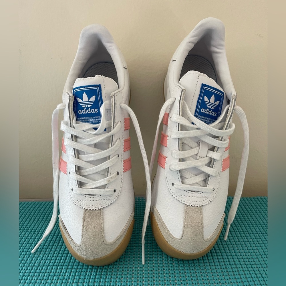 Used Kids Pink and White Adidas